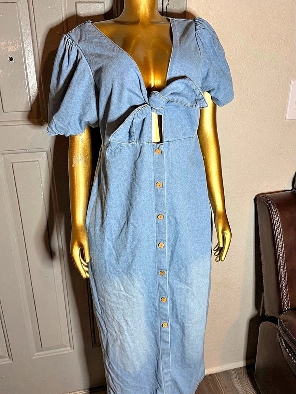 Blue Maxi Dress - Picture 2 of 6